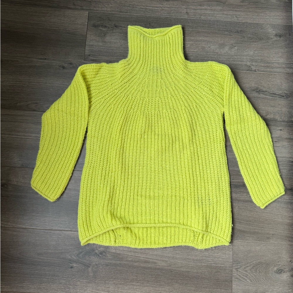rag & bone Bright Yellow Turtleneck Sweater